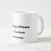 Cette Mug compense ma tasse de café Émissions de c (Devant droit)