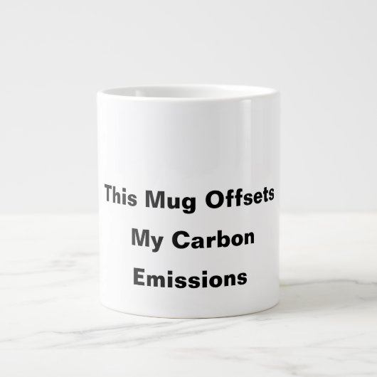 Cette Mug compense ma tasse de café Émissions de c (Devant)