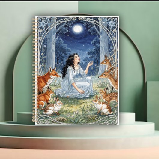 Cette Muse au Clair de Lune Art Nouveau