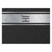 Cette nappe de fête de célibataire de noble noir e (Devant (Horizontal))