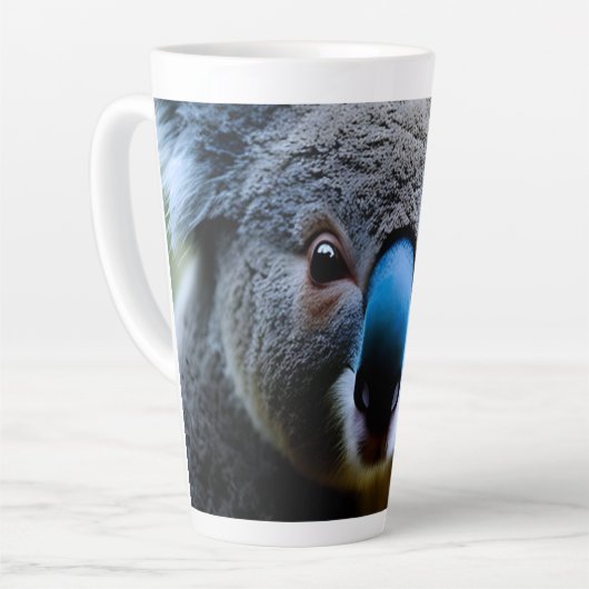 Cette Ours Koala Aime Juste Un Selfie, Latte Mug (Angle gauche)