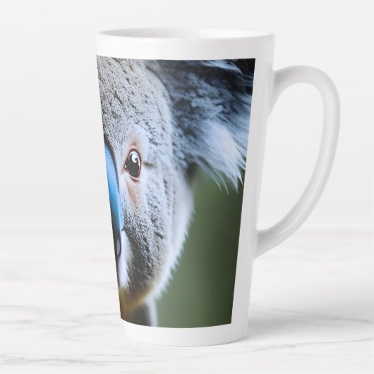 Cette Ours Koala Aime Juste Un Selfie, Latte Mug (Droite)