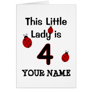 Cette petite Madame a 4 ans !  T-shirt de