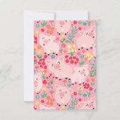 Cette Petite Piggy Dit Merci Animal De Ferme (Dos)