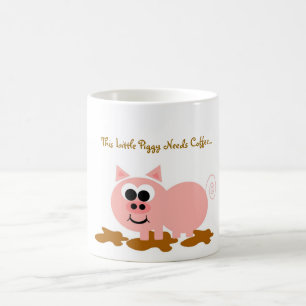 Cette petite tasse de café porcine des besoins
