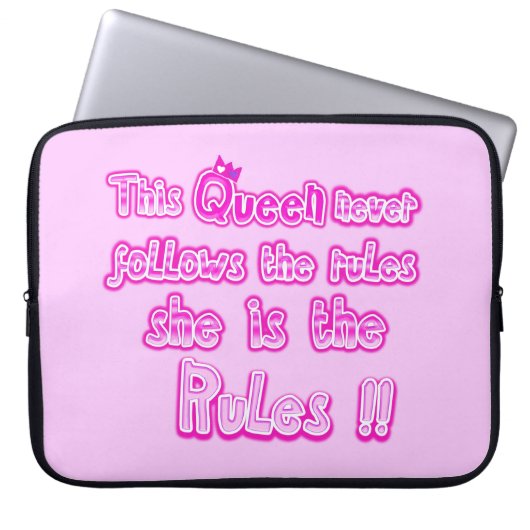 Cette reine ne suit jamais les règles Sac électron (Devant)