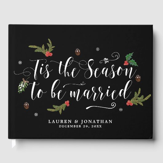Cette saison Noël vacances mariage livre d'or (Recto)