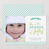 Cette Saison Photo Holiday Carte Appartement (Devant / Derrière)