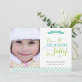 Cette Saison Photo Holiday Carte Appartement (Debout devant)