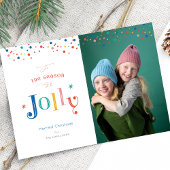 Cette saison sera Jolly | Carte de Noël lumineuse