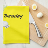 Cette serviette de cuisine ravira votre journée (Quart Plié)