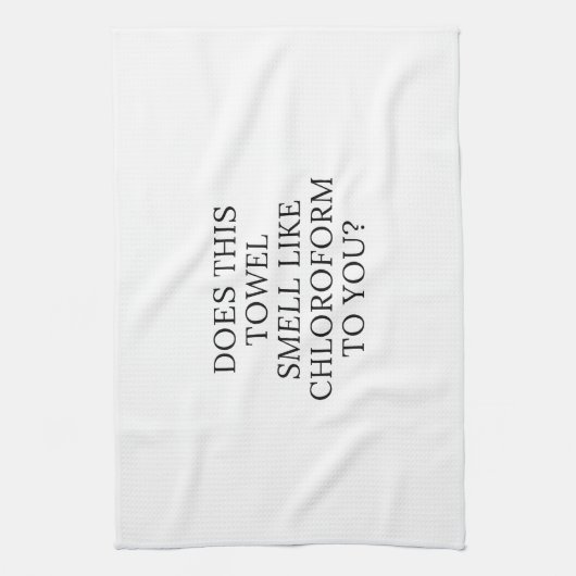 Cette serviette sent-elle comme du chloroforme pou (Vertical)