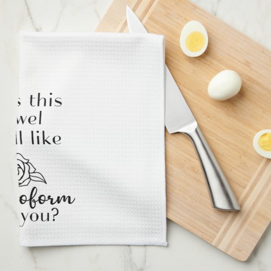 Cette Serviette vous sent-elle comme du chloroform (Quart Plié)