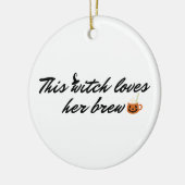 Cette Sorcière Aime Son Ornement De Saison (Gauche)