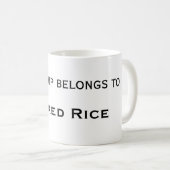 Cette tasse appartient à (Devant droit)