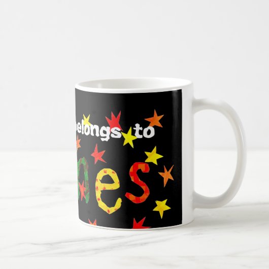 'Cette tasse appartient à James' mug (Droite)