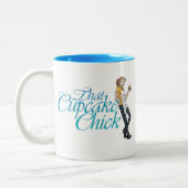 Cette tasse de poussin de petit gâteau (Gauche)