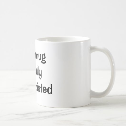 Cette tasse est entièrement dépréciée (Droite)