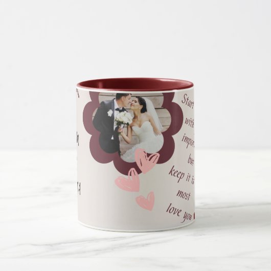 Cette tasse est une tasse réfléchie et unique pour (Centre)