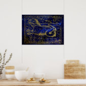cetus constellation poster (Keuken)