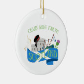 Ceud Mile Failte Keramisch Ornament (Rechts)