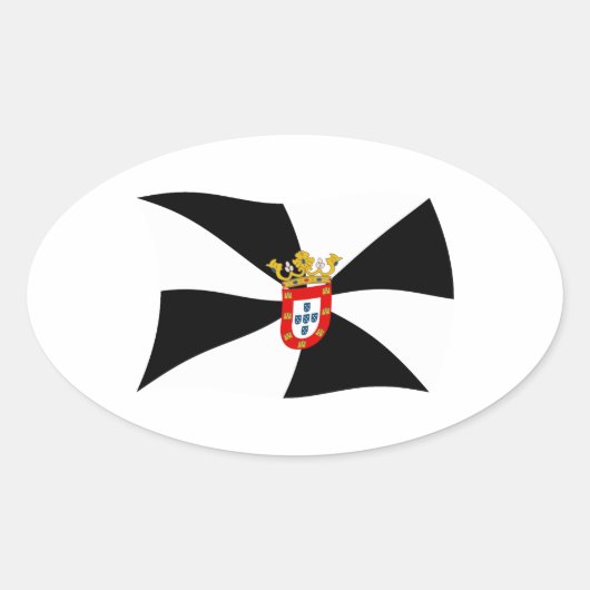 Ceuta Flag Sticker (Voorkant)