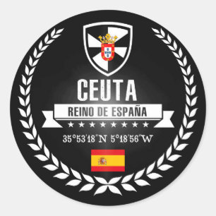 Ceuta Ronde Sticker