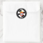 Ceuta Round Emblem Ronde Sticker (Tas)