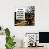 Ceux qui attendent sur le Seigneur Poster Jérémie (Bureau à domicile)