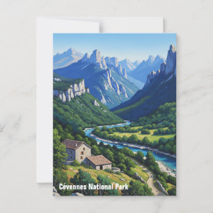 Cévennes Nationaal Park Frankrijk Reizen Briefkaart