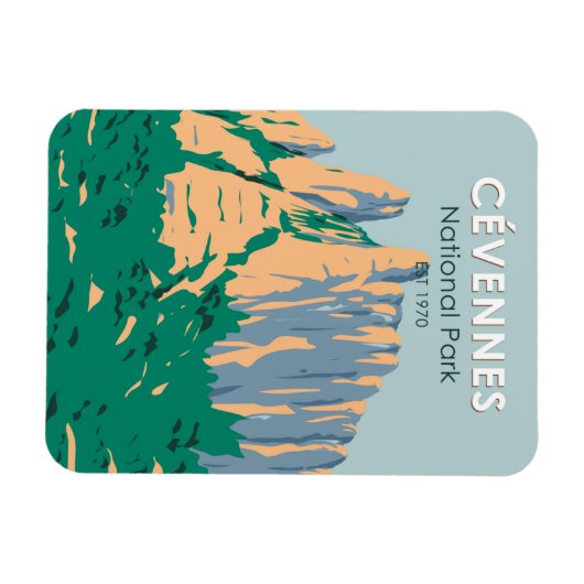 Cevennes National Park France Magneet (Horizontaal)