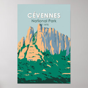 Cevennes National Park France Poster