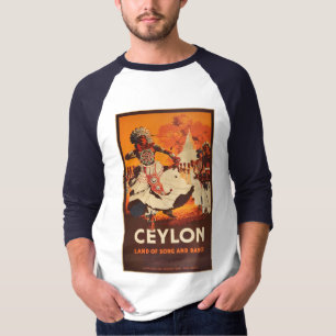 Ceylon Traditional Dance Banner Travel T-Shirt