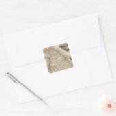 Ceylon Vierkante Sticker (Envelop)
