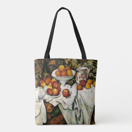 Cezanne - Appelen en Sinaasappels Draagtas (Achterkant)
