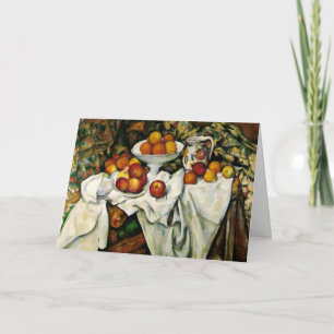 Cezanne - Appels en Sinaasappels Kaart