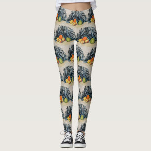 Cezanne Appels en Stof Vintage Stilleven Kunst Leggings