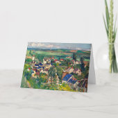 Cezanne - Auvers, Panoramisch Uitzicht Kaart (Voorkant)