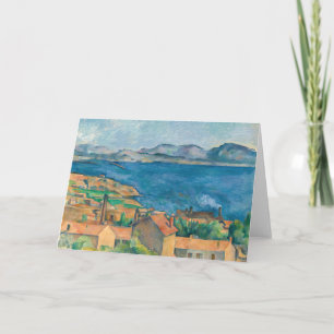 Cezanne - Baai van Marseille, Gezien vanuit L'Esta Kaart