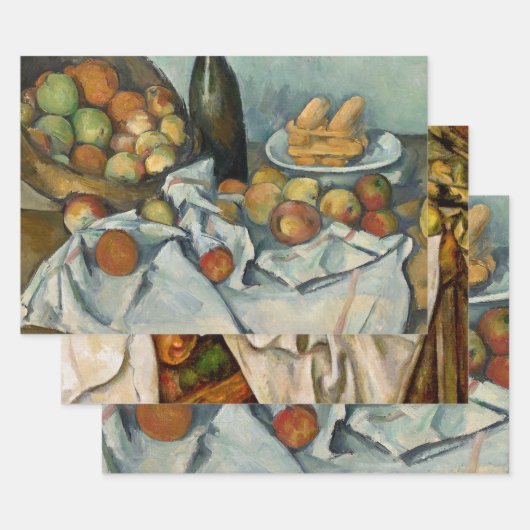Cezanne Basket Appels Impressionisme Kunst Inpakpapier Vel (Set)