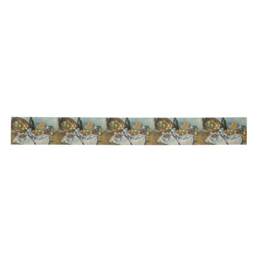 Cezanne Basket Appels Impressionisme Kunst Lint (Voorkant)
