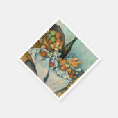 Cezanne Basket Appels Impressionisme Kunst Servet (Hoek)