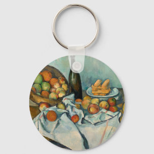 Cezanne Basket of Apples Impressionist Painting Sleutelhanger
