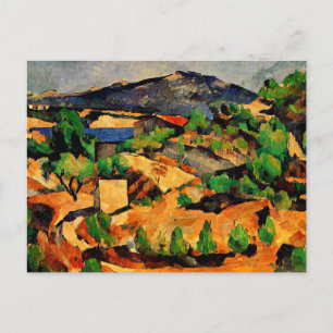 Cezanne - Berg gezien vanuit l'Estaque Briefkaart