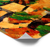 Cezanne - Bergen gezien vanuit l'Estaque Poster (Hoek)