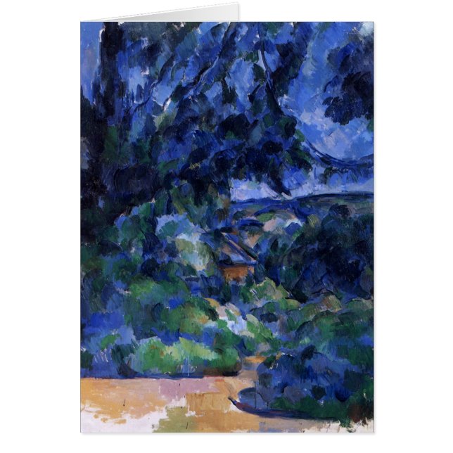 Cezanne - Blauw landschap (Voorkant)