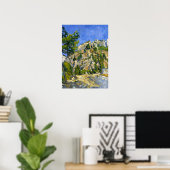 Cézanne - Bodem van de kloof Poster (Thuiskantoor)