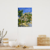 Cézanne - Bodem van de kloof Poster (Keuken)