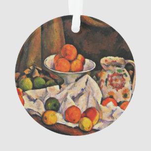 Cezanne - Bol de fruits, Pitcher et Fruit