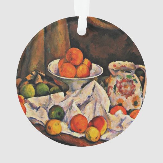 Cezanne - Bol de fruits, Pitcher et Fruit (dos)